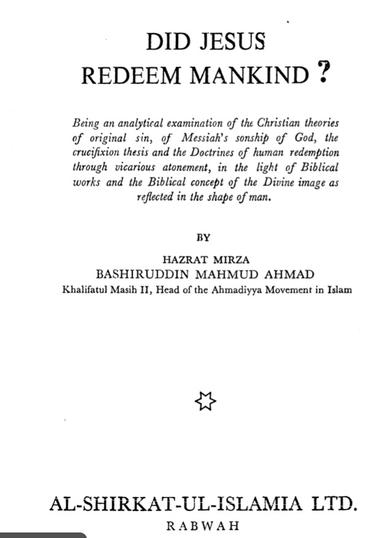 Did Jesus Redeem Mankind?
