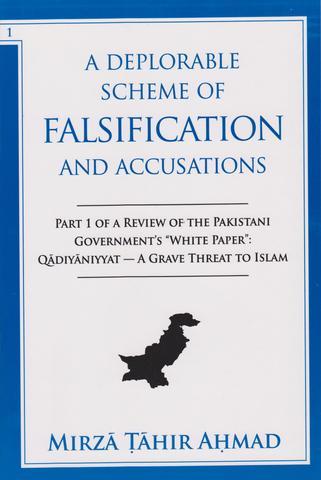 A Deplorable Scheme of Falsification and Accusations